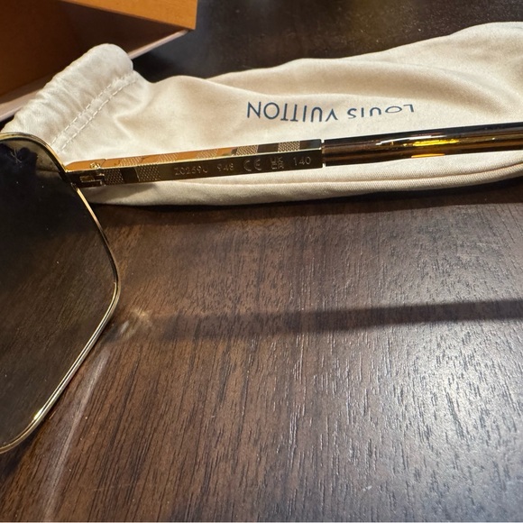 Louis Vuitton Gold Sunglasses - Picture 6 of 10